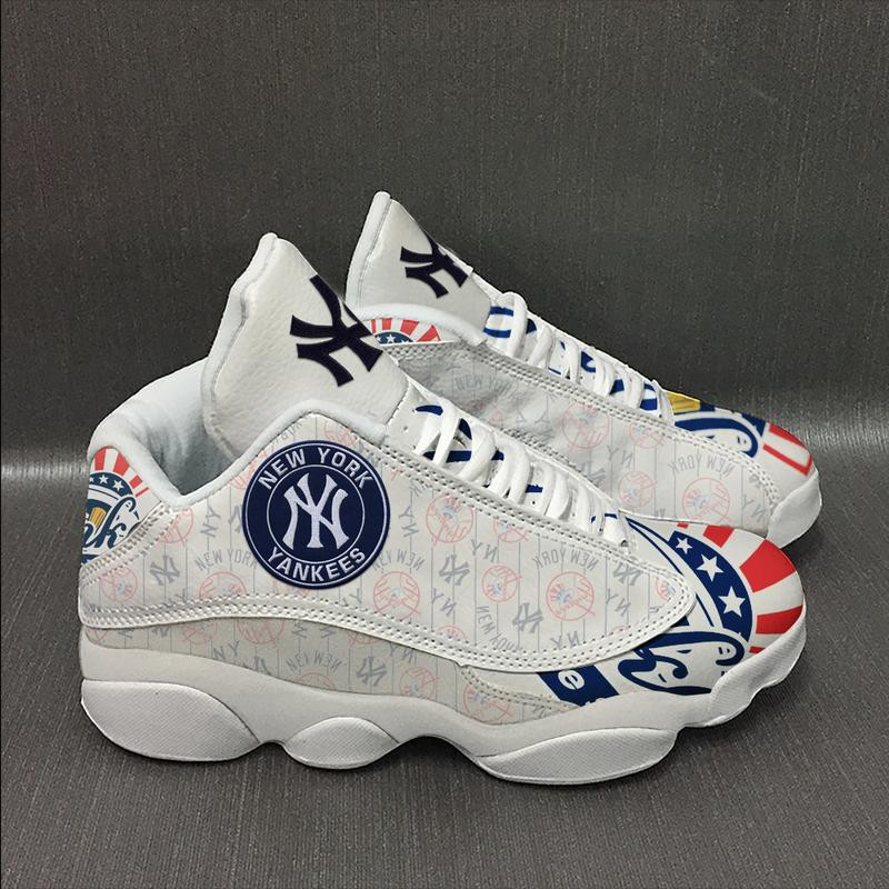 Men's New York Yankees Limited Edition AJ13 Sneakers 003 Men's New York Yankees Limited Edition AJ13 Sneakers 003
